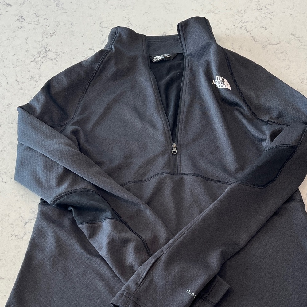 The North Face Charcoal Gray Quarter-Zip Pullover